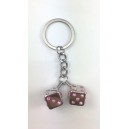 metal key chain, key ring