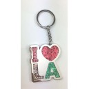 metal key chain, key ring