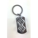 metal key chain, key ring